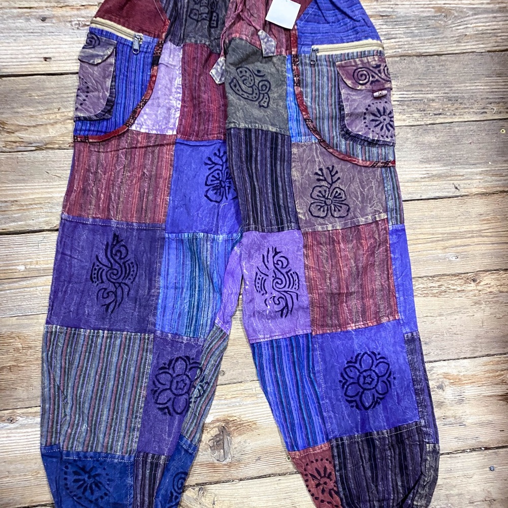 Hippie patchwork pants - Picture 3 of 4